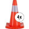 Stagecaptain LK-450 Cônes de Signalisation Lot de 4