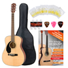 Fender CD-60S Lefthand Guitarra Western Natural Starter Set