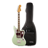 Squier Classic Vibe '70s Jaguar LRL Surf Green Gigbag Set