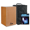 XDrum Cajon El Bajo Bass Port Walnut/Zebra Set incl. École de Cajon & Sac