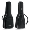 Funda Clásica Para Guitarra Rocktile 1/2 - Acolchada Con Arnés De Mochila Negra