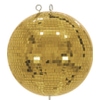 Bola De Espejos Eurolite 30 Cm Oro - Devolución (Estado: Bueno)