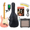 Jet Guitars JS-300 Chitarra Elettrica Burgundy Pink Set