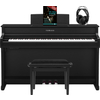 Yamaha CLP-835 B Digitalpiano Schwarz matt Set