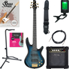 Ibanez GSR205PC-TMU Transparent Marine Burst Starter Set