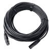 Pronomic Stage XFXM-20 Cavo Microfono XLR 20 m Nero