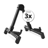 Rocktile GSF-2020B Supporto Universale Per Chitarre Pieghevole Nero Set 3x