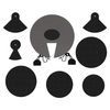 XDrum DMUTE-STU Drum Demper Set Pro Studio