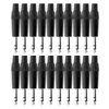 Pronomic JPLUG Fiche Jack Stéréo Noire Pack de 20