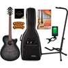 Ibanez AEG70-TCH Transparent Charcoal Burst Starter Set