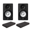 Ensemble De Moniteurs De Studio Actifs Yamaha HS5 Avec Plaques Absorbantes 5"