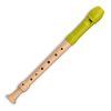 Mollenhauer Fipple "Lere" Flûte à Bec Soprano Vert Pomme Allemande