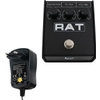 Set de Pédale de Distorsion Professionnelle ProCo Rat 2 avec Alimentation