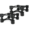 IsoAcoustics Aperta Black Entkoppler-Stativ Paar  - Retoure (Zustand: sehr gut)
