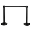 Stagecaptain PLS-200 BKB Barrier Post Crowd Control System Black Pair - Returned (Condition: Good)