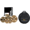 Meinl Pure Alloy Custom Medium Thin Expanded Set + Housse de Cymbales