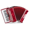 Classic Cantabile 48-Bass Accordion "Secondo V" Red - Return (Condition: Very Good)