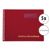 Helbling BMR25 Libro di Marcia rosso 25 tasche set da 5