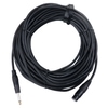 Pronomic Stage XFJ-20 Mikrofonkabel XLR/Klinke 20 m Schwarz