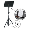 Classic Cantabile OST-350 2-in-1 Music Stand 3x Set