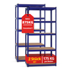 Stagecaptain Heavyrack Scaffale Magazzino Ripiani In Legno Blu, max. 875 kg Set 2x