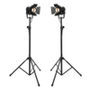 Eurolite LED THA-20PC TRC Projecteur Théâtre Noir Jeu de Deux Lampes Vidéo