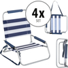 Stagecaptain CS-51 Chaise Pliante De Plage Avec Sangle D’épaule Lot De 4