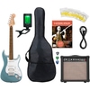 Squier Affinity Series Stratocaster Junior HSS Ice Blue Metallic Starter Set