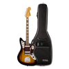 Squier Classic Vibe '70s Jaguar LRL 3-Color Sunburst Gigbag Set