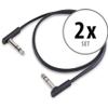 RockBoard Flat TRS Kabel 60 cm 2x Set