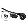 Câble Secteur Kaltgeräte Kirstein Safelock 1 m Lot de 6