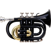 Classic Cantabile Brass TT-400 Trompeta De Bolsillo Bb Negra
