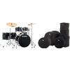 Tama IP62H6W-HBK Imperialstar Drumkit Hairline Black Set incl. Gigbags