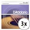 D'Addario EJ26 Custom Light 3x Set