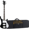 Rocktile Pro RB-400B Blackbird E-Bass Black Softcase Set
