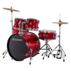 Ludwig Accent Drive Shellset Red