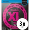 D'Addario EXL170-6 Regular Light 3x Set