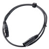 Pronomic Stage XFXM-1 Câble Micro XLR 1 m Noir