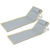 Stagecaptain BM-160 GY/YE Tappetino da Spiaggia "Layla" Set 2x
