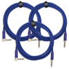 Pronomic Trendline INST-3B Instrumentenkabel 3m blau 3x Set