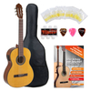 GEWA Student Elettrica 4/4 Chitarra Classica Naturale Chiara Starter Set