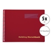 Helbling BMR15 Libro di Marcia rosso 15 tasche set da 5