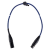 Pronomic Stage DMX3-0,5 Câble DMX 0,5m bleu avec contacts dorés