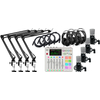 Rode RodeCaster Pro II Wit Podcast Interview Set