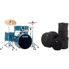 Tama IP52H6W-HLB Imperialstar Drumkit Hairline Blue Set incl. Gigbags