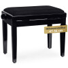 Classic Cantabile Piano Bench Black High Gloss
