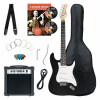 Rocktile Banger's Pack Set De Guitares Électriques, 8 Pièces Black - Retour (État : Bon)