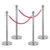 Stagecaptain PLS-150 Deluxe 4.2-150S Poste Barrera Sistema de Guía de Personas 1,5m plata