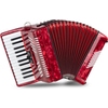 Classic Cantabile 48 Bass Akkordeon "Secondo V" Rot  - Retoure (Zustand: sehr gut)