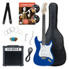 Rocktile Banger's Pack Set De Guitares Électriques, 8 Pièces Blue - Retour (État : Bon)